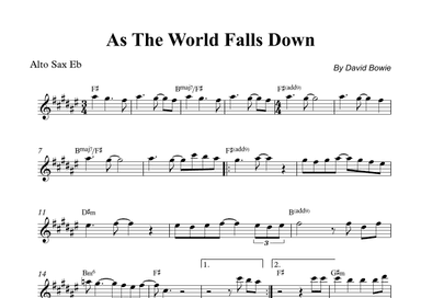 As The World Falls Down (arr. Wesley S. SIlva)