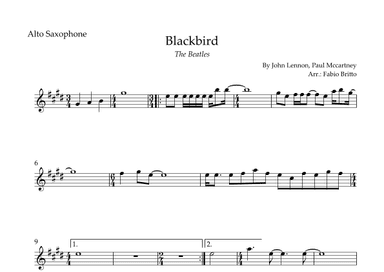 Blackbird (arr. Fabio Britto)