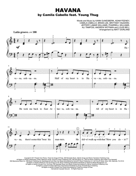 Havana (arr. Matt Dorland)