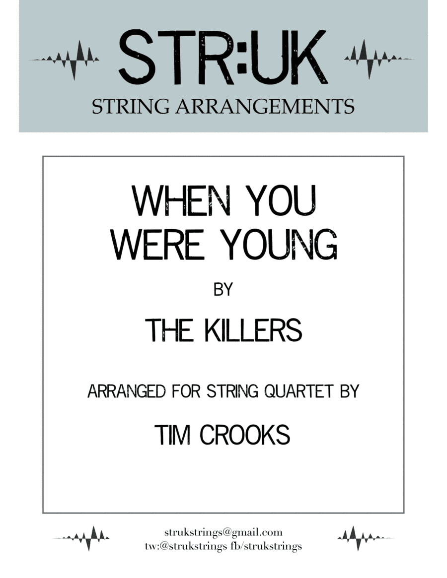 When You Were Young (arr. Tim Crooks)