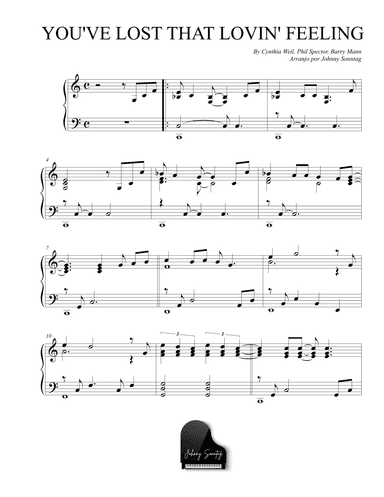 You've Lost That Lovin' Feelin' (arr. Johnny Sonntag)