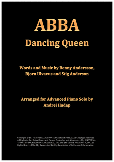 Dancing Queen (arr. Andrei Hadap)