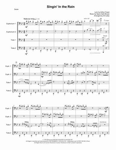 Singin' In The Rain (arr. Art Leiby)