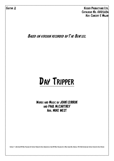 Day Tripper (arr. Mike West)