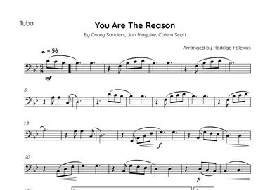 You Are The Reason (arr. Rodrigo Faleiros)