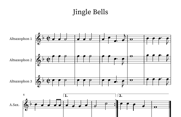 Jingle Bells (arr. Christoph Wohlschlager)