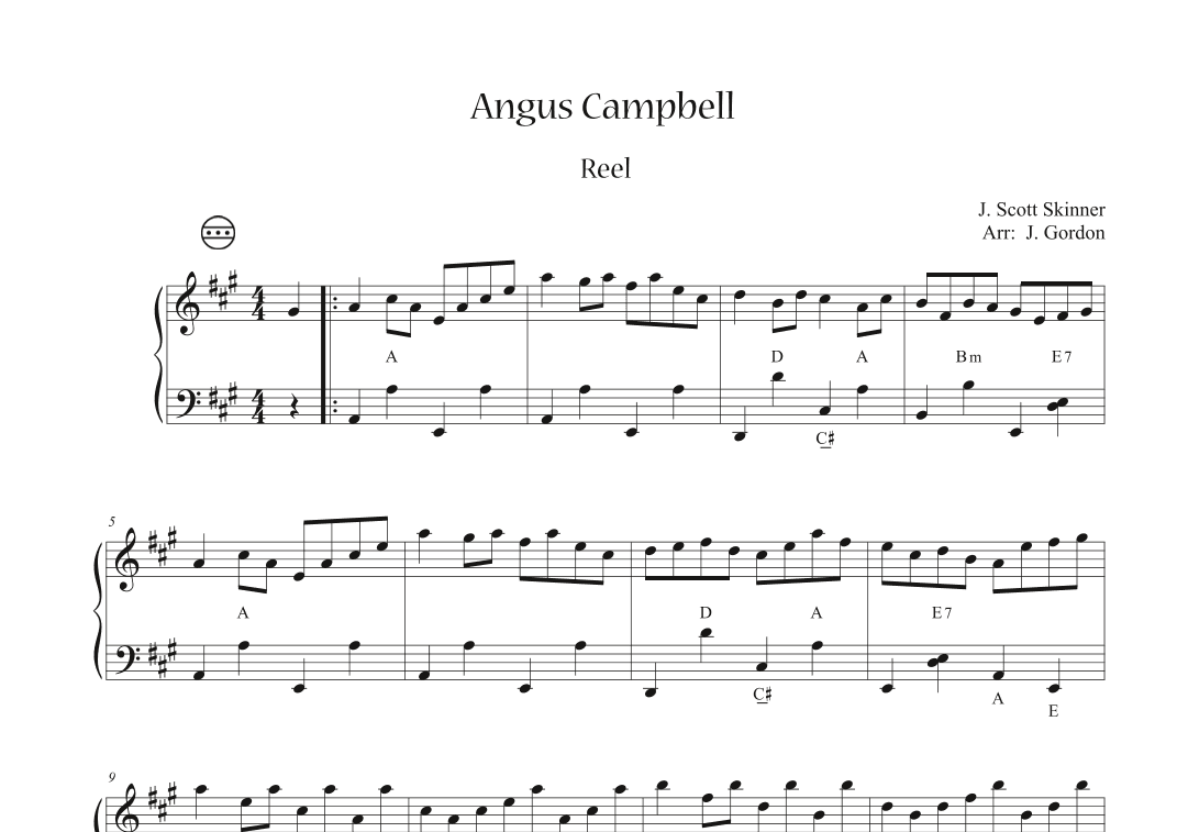 Angus Campbell (arr. Julia Gordon)