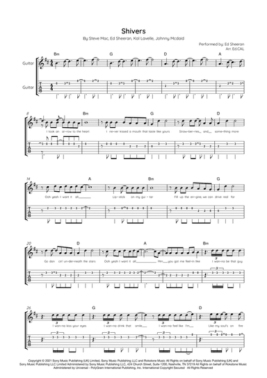 Shivers (arr. Ed.CAL)