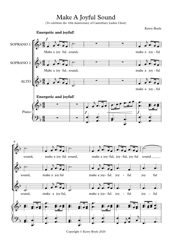 Make a Joyful Sound