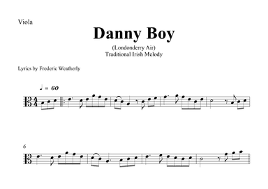 Danny Boy (Londonderry Air) (arr. Gabriel Oliveira)