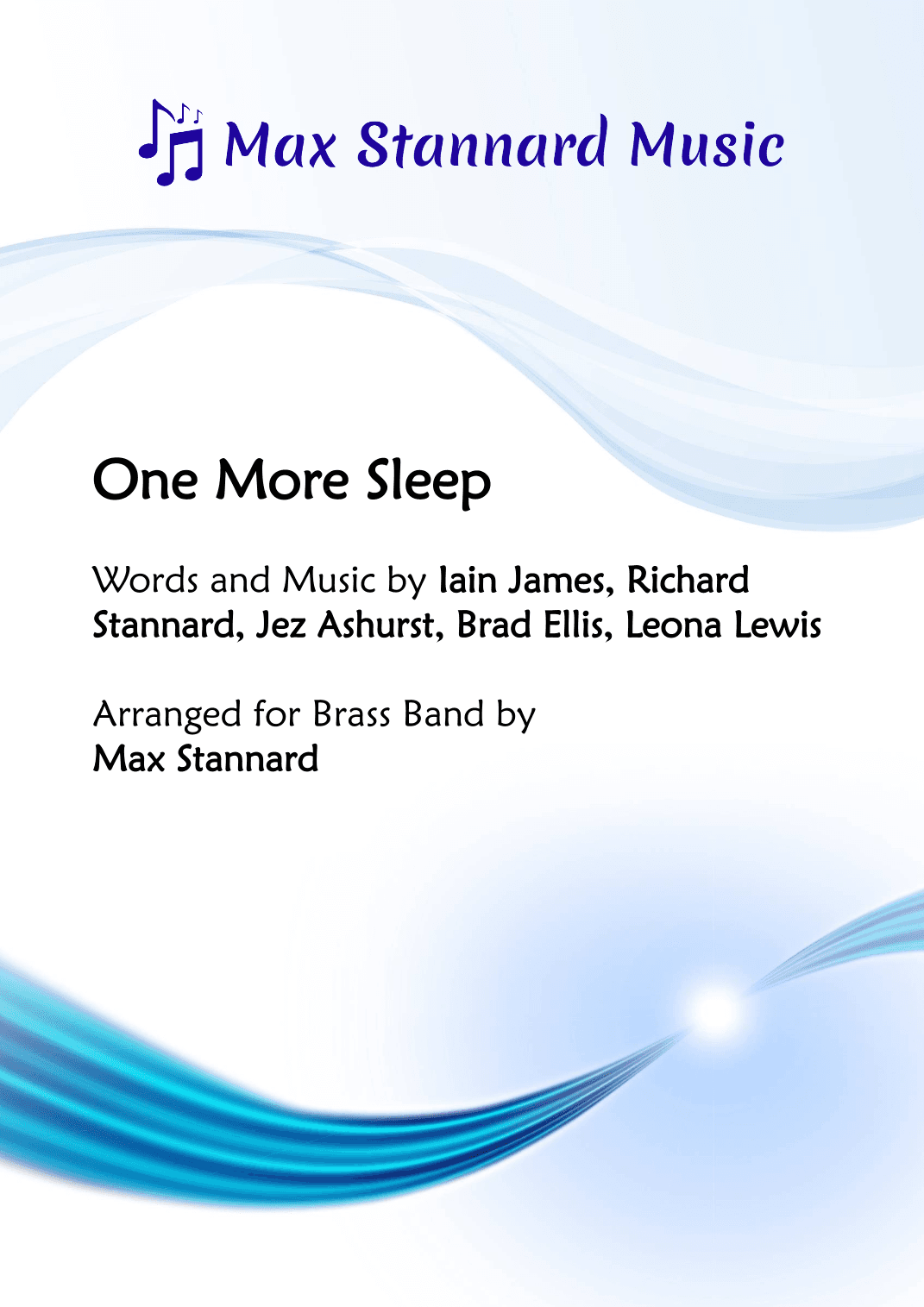 One More Sleep (arr. Max Stannard)