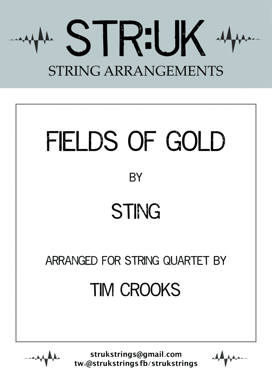 Fields Of Gold (arr. Tim Crooks)