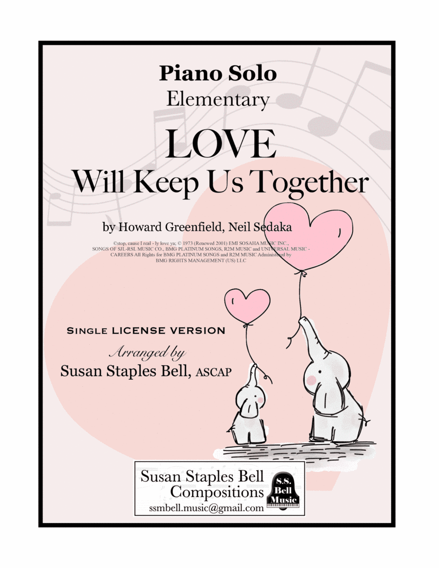 Love Will Keep Us Together (arr. Susan Staples Bell)