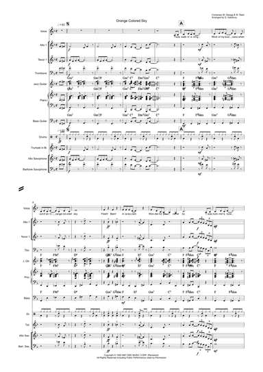 Orange Colored Sky (arr. Dr. David Salisbury)
