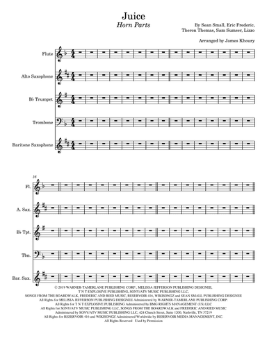 Juice (arr. James Khoury)