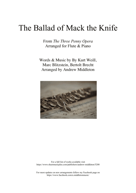 Mack The Knife (arr. Andrew Middleton)