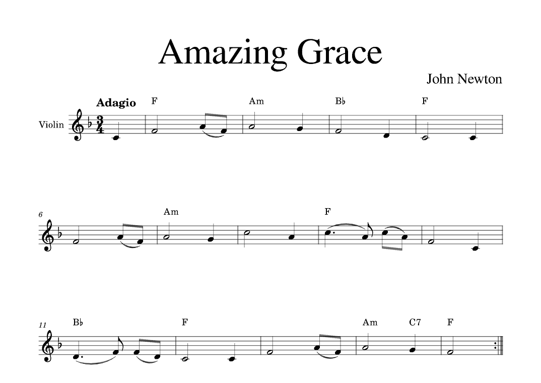 Amazing Grace (arr. Golden Skull Editions)