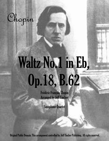 Waltz No,1 in Eb, Op.18, B.62 (arr. Jeff Tincher)