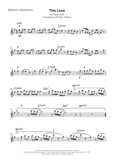 This Love (arr. Rodrigo Faleiros)