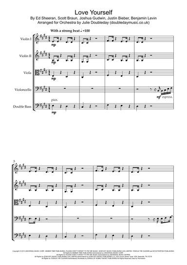 Love Yourself (arr. Julie Doubleday)
