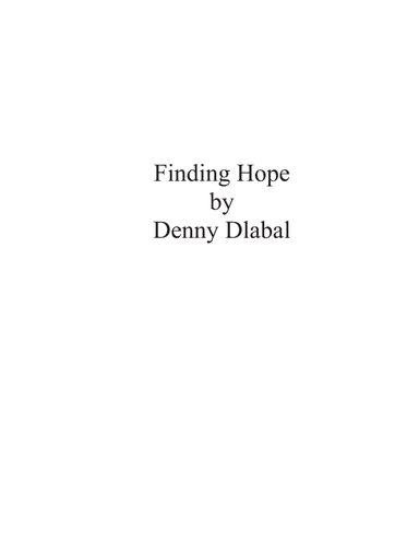 Finding Hope