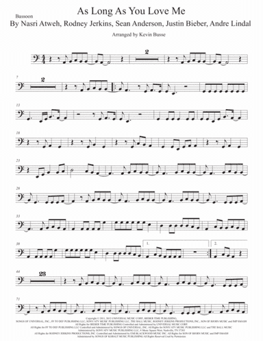 As Long As You Love Me (arr. Kevin Busse)