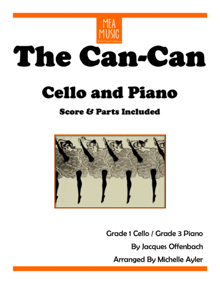 The Can Can (Cello) (arr. Michelle Ayler)