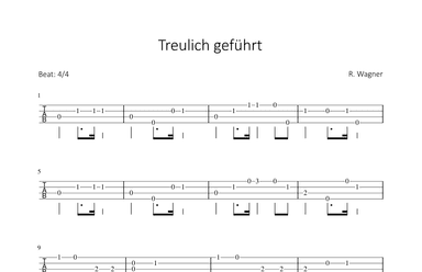 Treulich geführt -  Lohengrin (arr. Bettina Schipp)