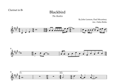 Blackbird (arr. Fabio Britto)