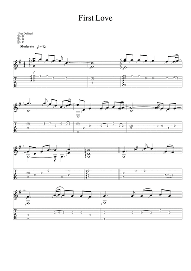 First Love (arr. Kotaro Oshio)