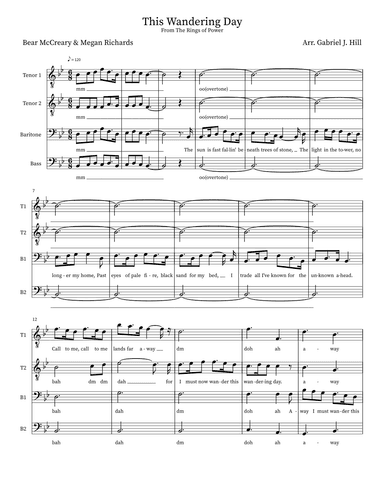 This Wandering Day (arr. Gabriel J. Hill)