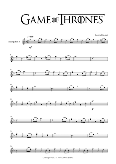 Game Of Thrones (arr. Cadenza Editions)