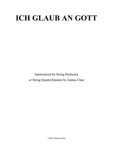 Ich Glaub an Gott