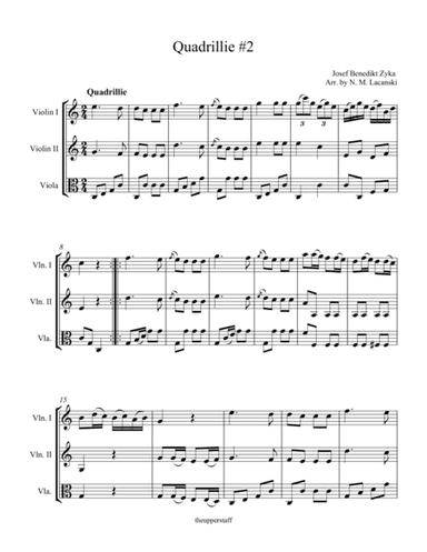 Quadrillie #2 (arr. Nick Lacanski)