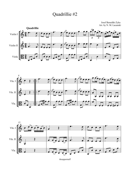 Quadrillie #2 (arr. Nick Lacanski)