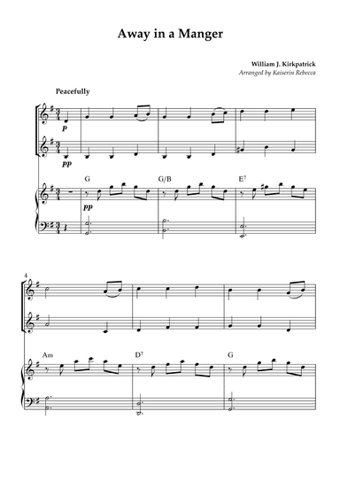 Away in a Manger (arr. Kaiserin Rebecca)