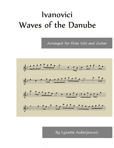 Waves of the Danube - Flute Solo with Guitar Chords (arr. Lynette Auberjeunois)