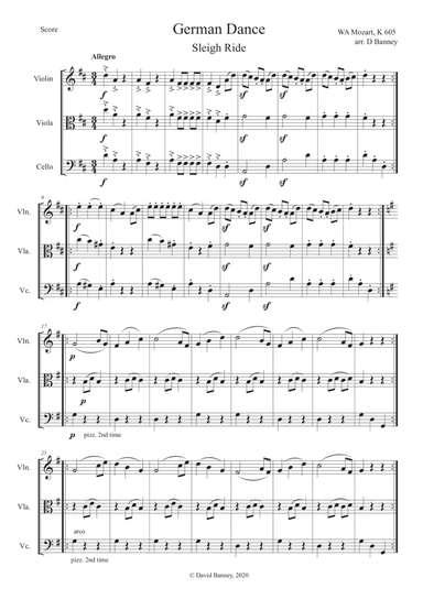Sleigh Ride (arr. David Banney)