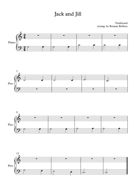 Jack and Jill (arr. Roxana Belibou)