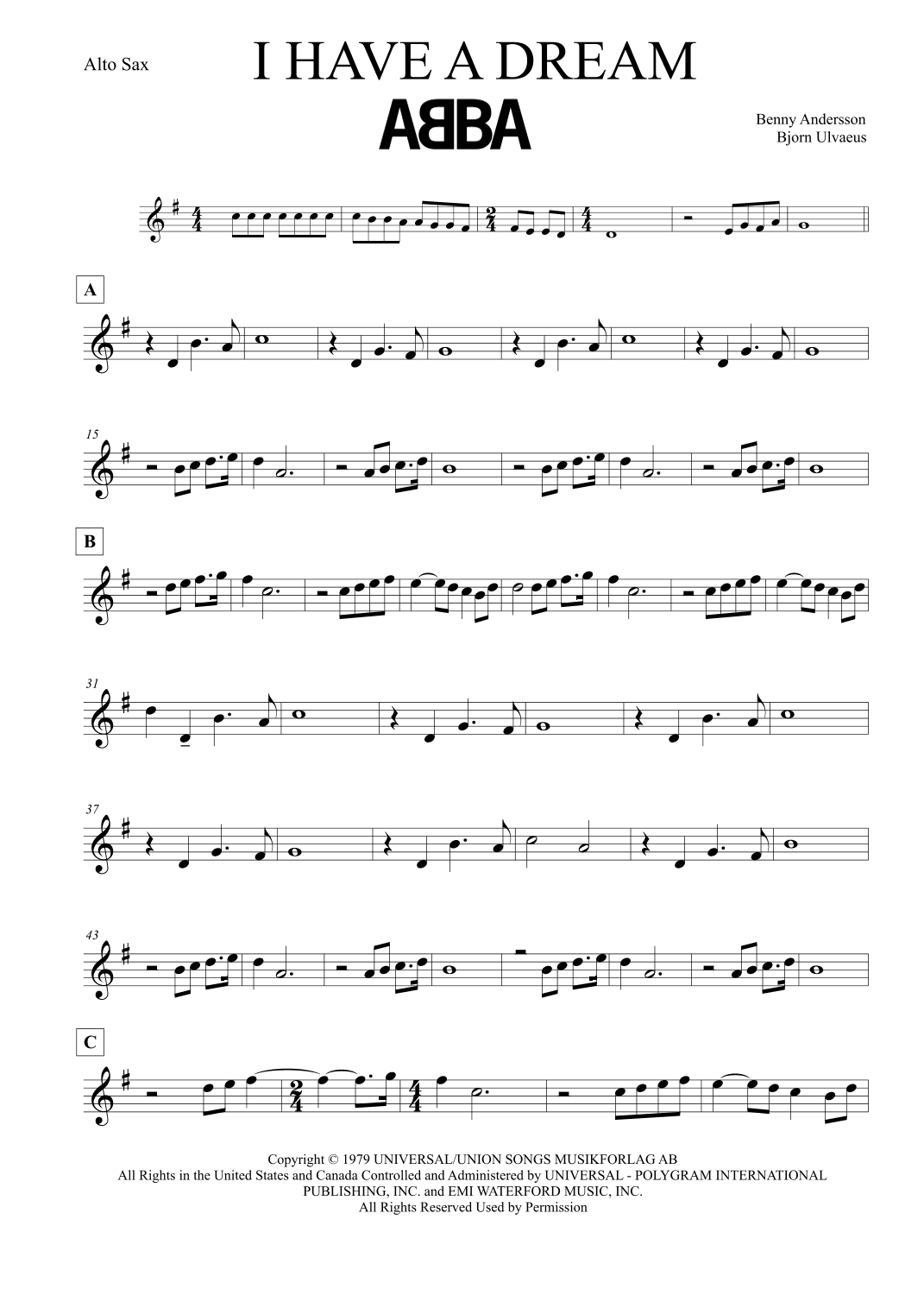 I Have A Dream (arr. Leo Silva)