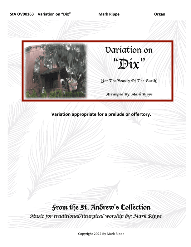 Variation on "Dix" (For The Beauty Of The Earth) StA OV00163 (arr. Mark Rippe)