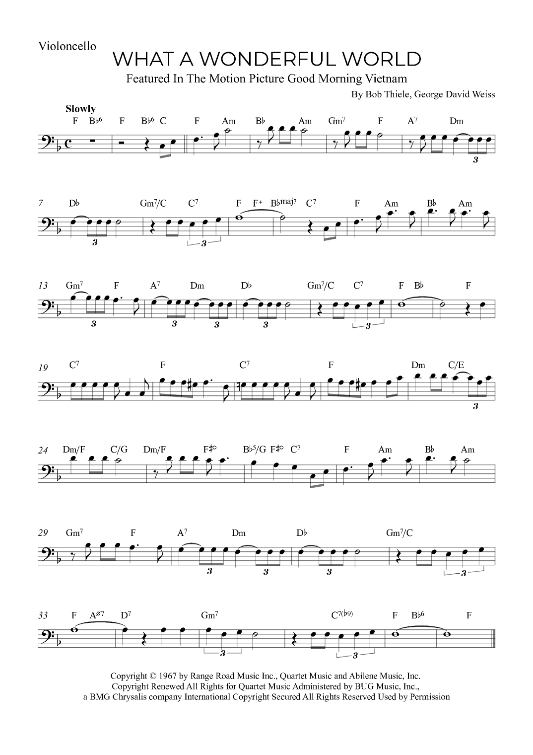 What A Wonderful World (arr. Alex Nunes Rodrigues)