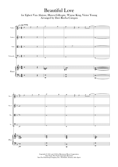 Beautiful Love (arr. Davi Rocha Campos)