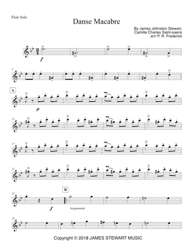 Danse Macabre Op 40 (pd) (arr. P. R. Frederick)