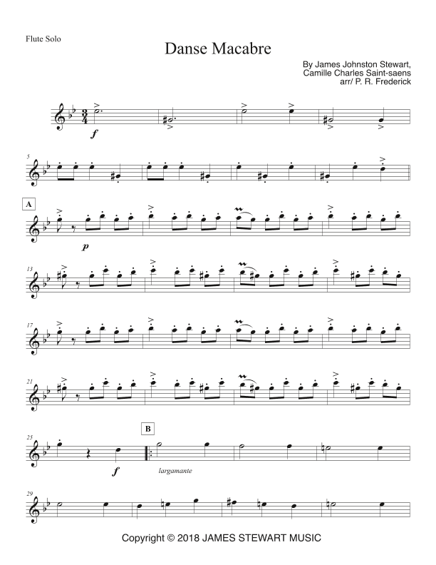 Danse Macabre Op 40 (pd) (arr. P. R. Frederick)