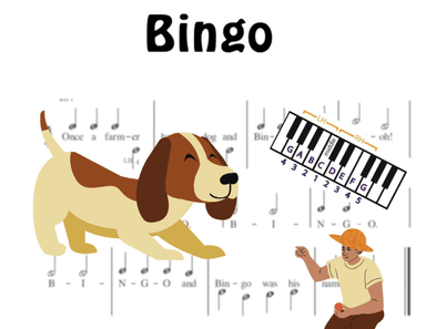 Bingo - Pre-Staff Alpha Notation (arr. Elizabeth Essex)