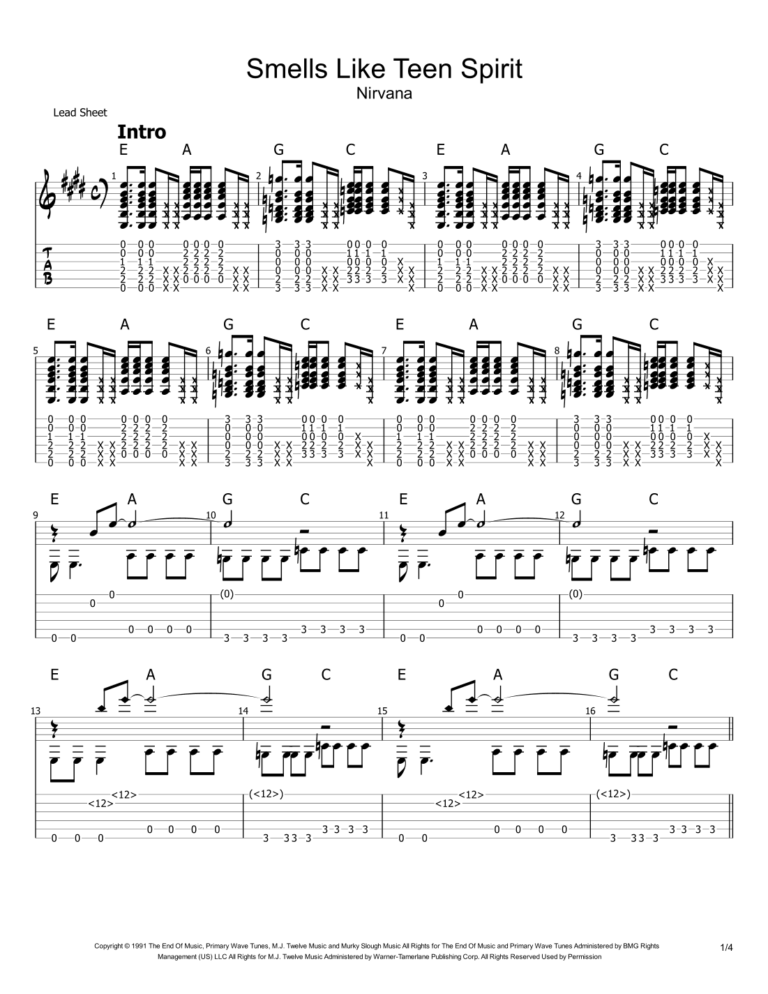 Smells Like Teen Spirit (arr. Philip Jackson)