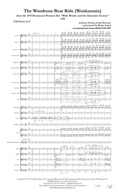 The Wondrous Boat Ride (arr. Patrick Sheehan)