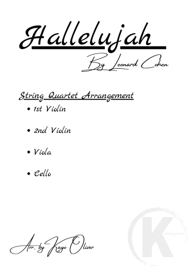 Hallelujah (arr. Kayo Oliver)