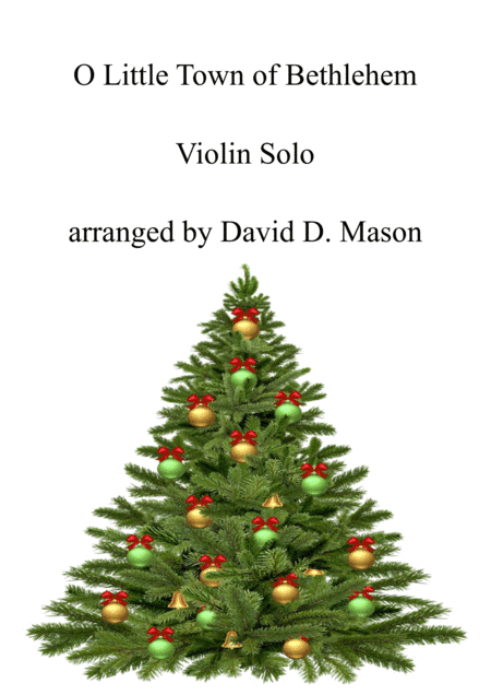 O little Town of Bethlehem (arr. David D. Mason)